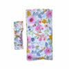 Little Sleepies Bella Blooms Bamboo Swaddle and Headband Set