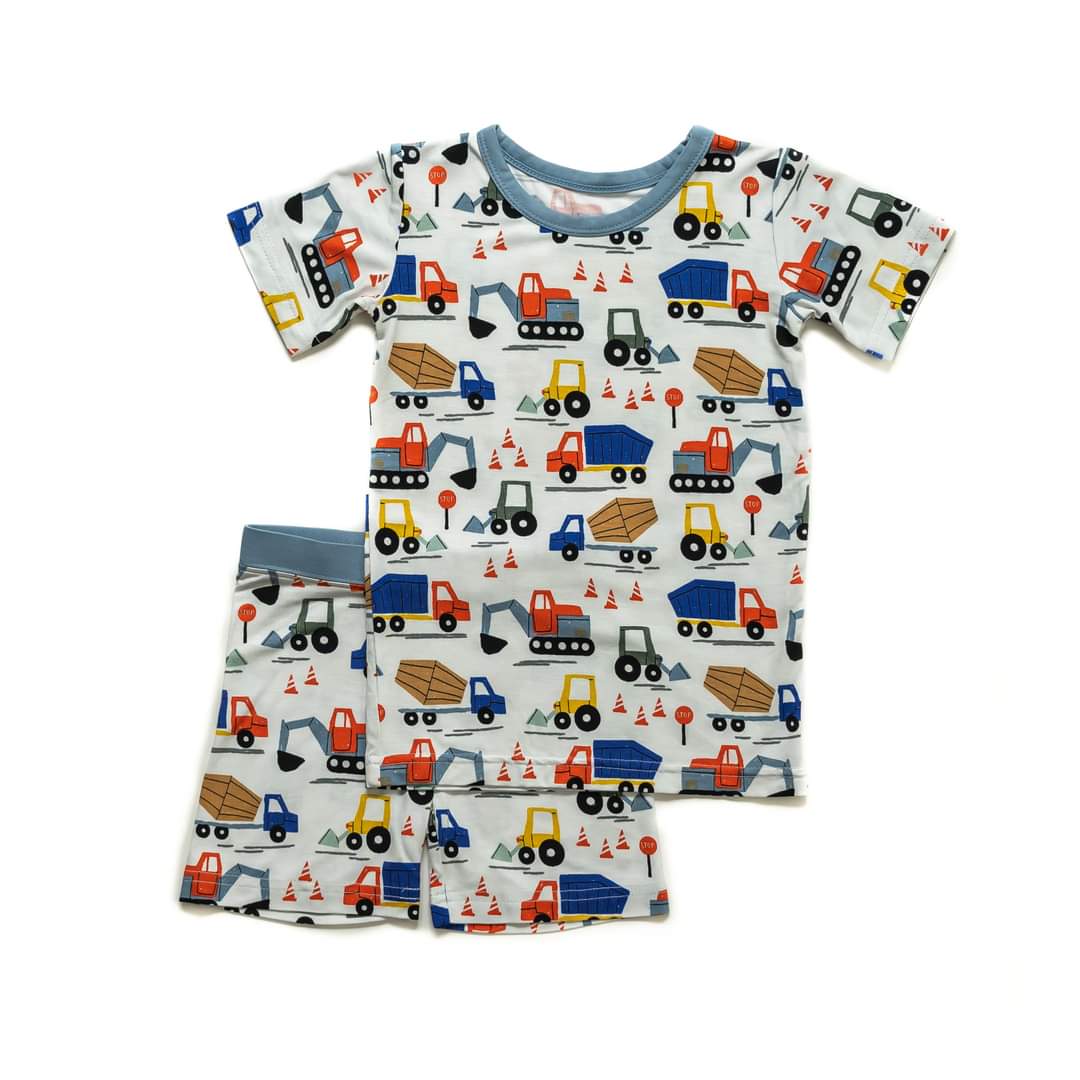 Little sleepies online construction pajamas