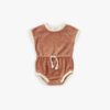 Quincy Mae Retro Romper in Terracotta