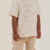 Rylee + Cru Bees Short Sleeve Mason Shirt