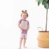 Kyte BABY Short All in Blush & Mulberry