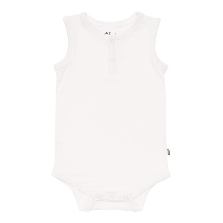 Kyte BABY Sleeveless Bodysuit in Cloud – Blossom