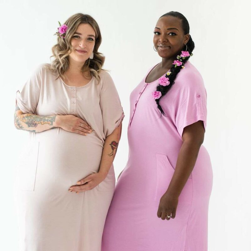 Kyte BABY Women's Lounge Dress in Blush Kyte BABY Women's Lounge Dress in Blush