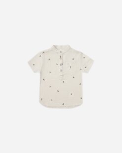 Rylee + Cru Bees Short Sleeve Mason Shirt