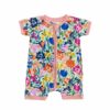 Little Sleepies Summer Garden Shorty Bamboo Viscose Zippy