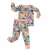 Little Sleepies Summer Garden Bamboo Viscose Two-Piece Pajama Set