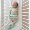 Little Sleepies Summer Stripe Infant Knotted Gown