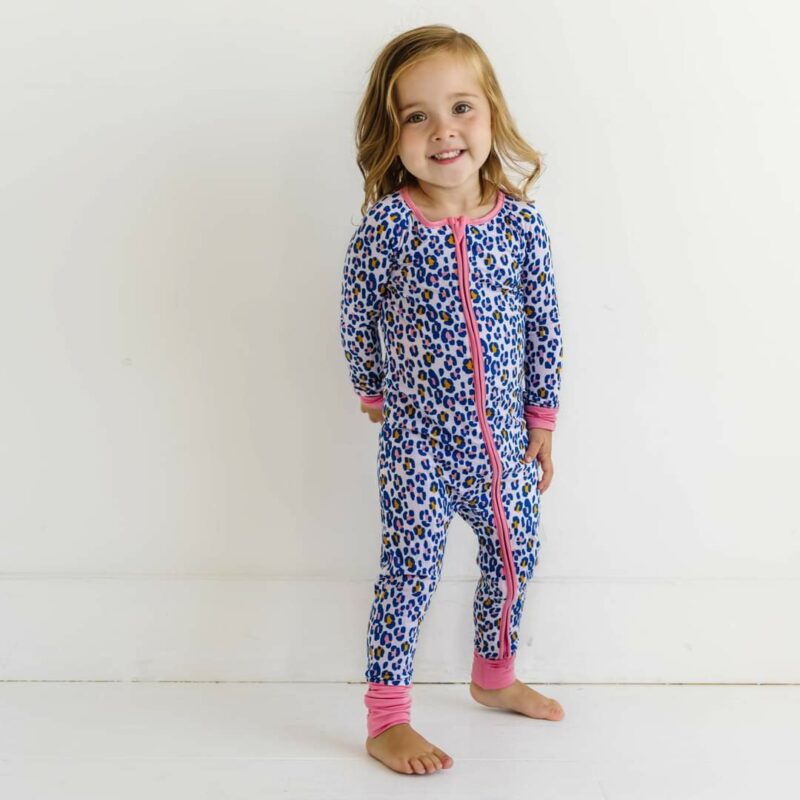 Little Sleepies Wild Leopard Bamboo Viscose Zippy