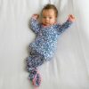 Little Sleepies Wild Leopard Bamboo Viscose Infant Knotted Gown