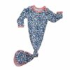 Little Sleepies Wild Leopard Bamboo Viscose Infant Knotted Gown