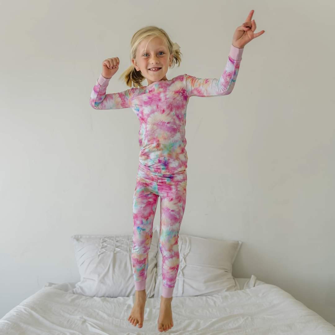 Cotton tie dye pajama set best sale