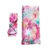 Little Sleepies Cotton Candy Tie Dye Bamboo Swaddle & Headband Set