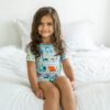 Little Sleepies Food Trucks Short Sleeve and Shorts Bamboo Viscose Pajama Set