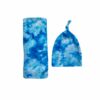 Little Sleepies Milky Way Tie Dye Bamboo Swaddle & Hat Set