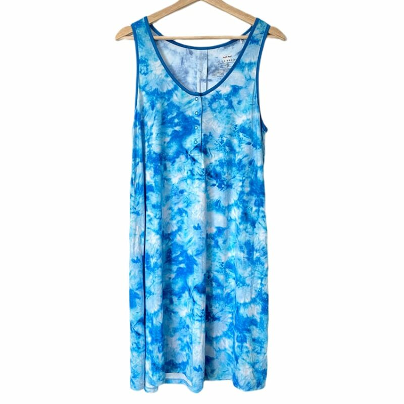 Little Sleepies Milky Way Tie Dye Women's Bamboo Tank Nightgown