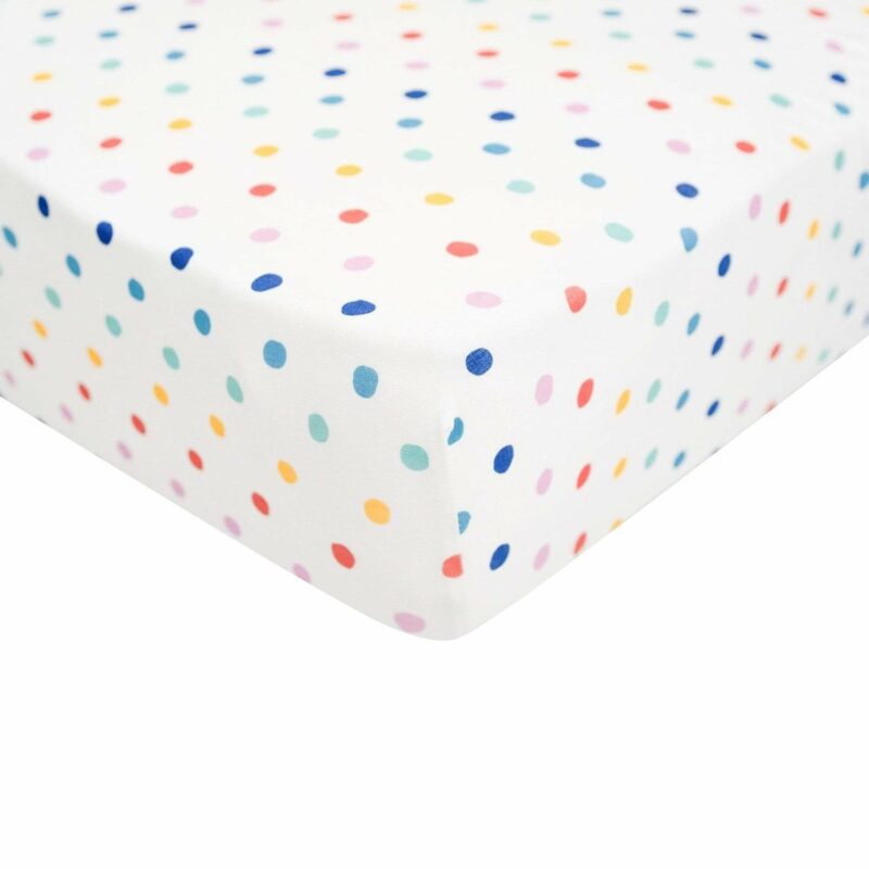 Kyte BABY Crib Sheet in Polka Dots