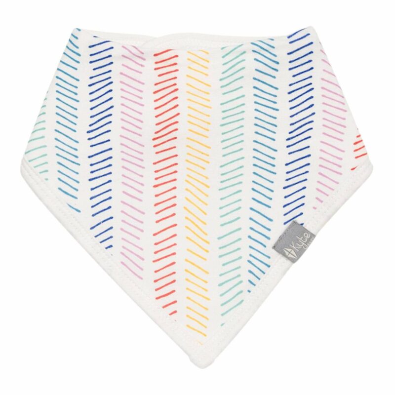 Kyte BABY Printed Bib in Herringbone Kyte BABY Printed Bib in Herringbone