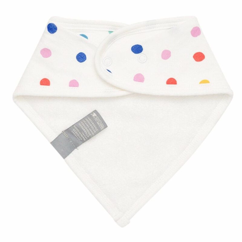 Kyte BABY Printed Bib in Polka Dots