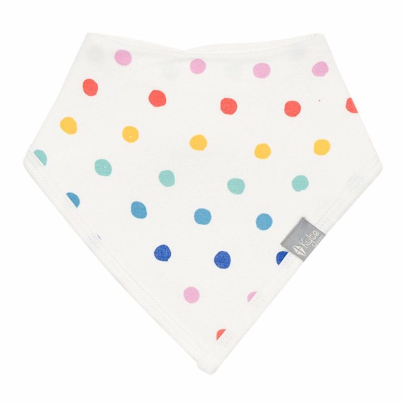 Kyte BABY Printed Bib in Polka Dots