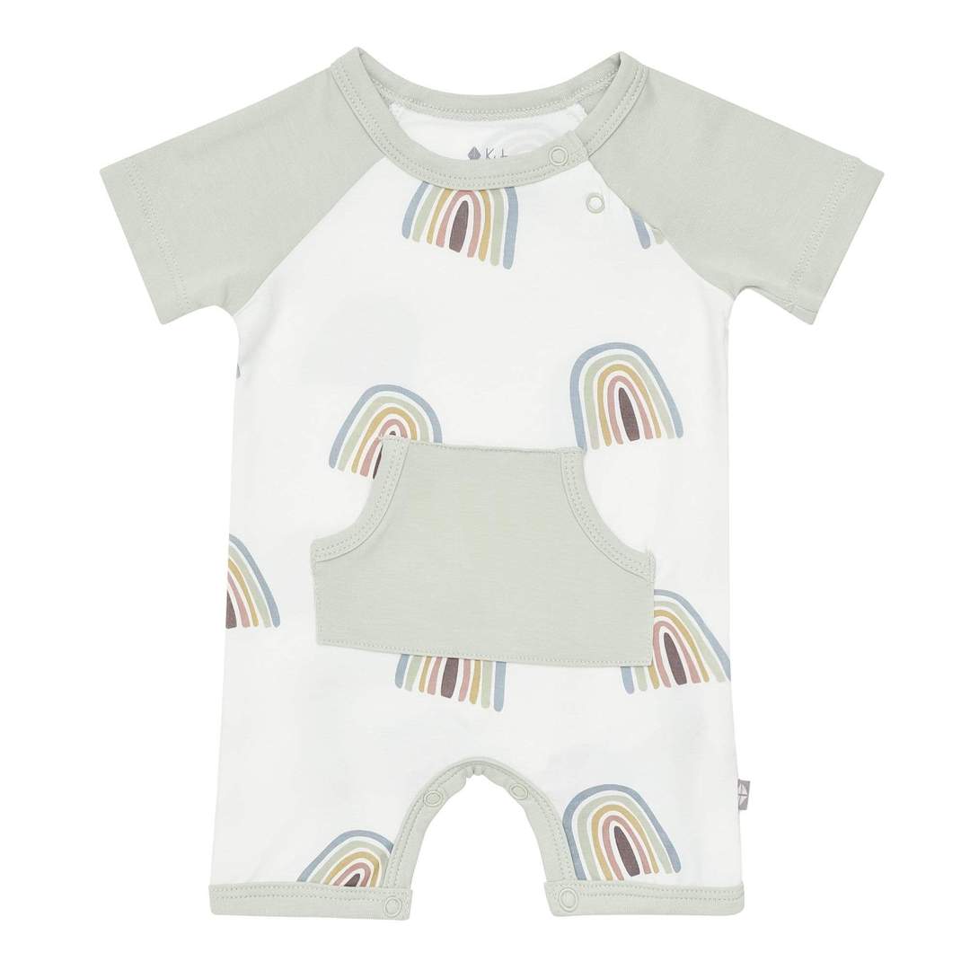 Kyte BABY Short All in Aloe Rainbow Blossom