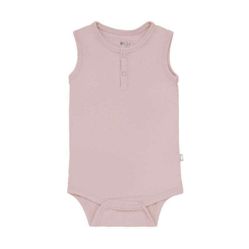 Kyte BABY Sleeveless Bodysuit in Sunset