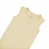 Kyte BABY Sleeveless Bodysuit in Wheat