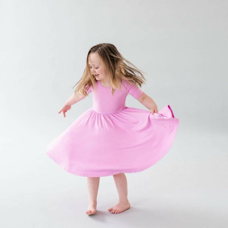 Kyte BABY Twirl Dress in Bubblegum