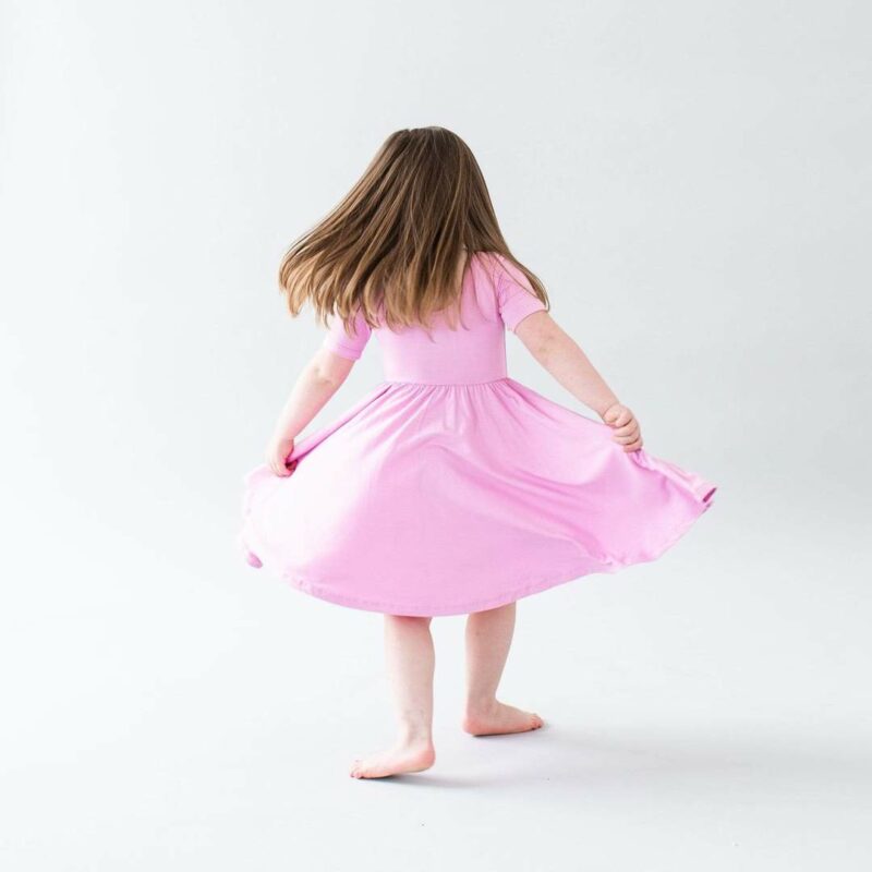 Kyte BABY Twirl Dress in Bubblegum