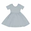 Kyte BABY Twirl Dress in Fog