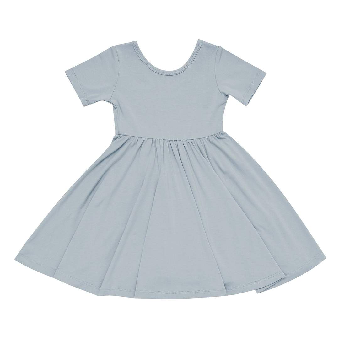 Kyte BABY Twirl Dress in Fog – Blossom