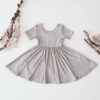 Kyte BABY Twirl Dress in Mushroom