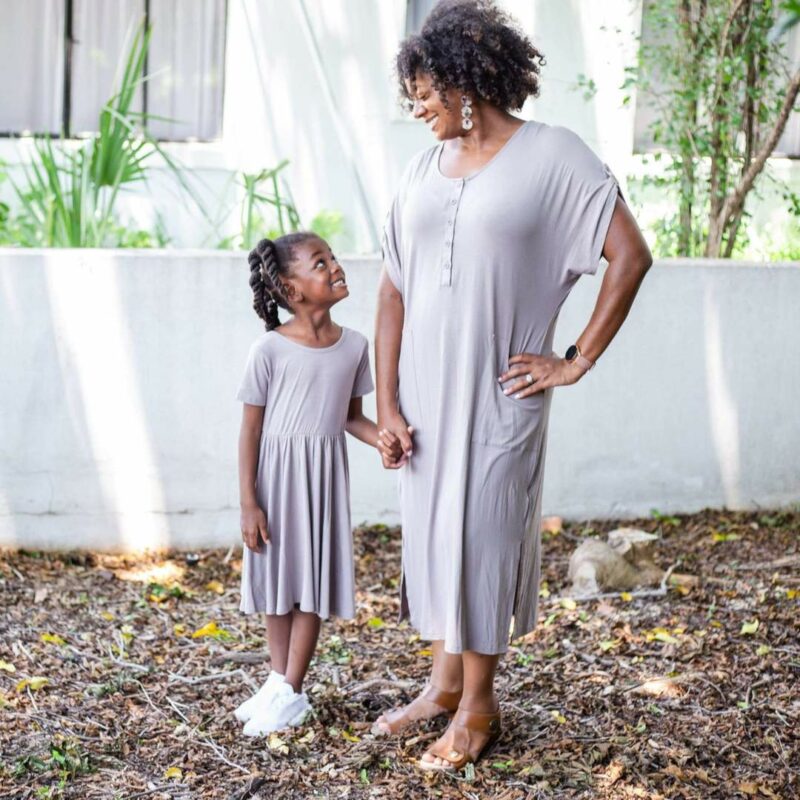 Kyte BABY Twirl Dress in Mushroom