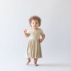 Kyte BABY Twirl Dress in Wheat