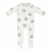 Kyte BABY Zippered Footie in Aloe Rainbow