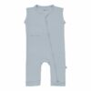 Kyte BABY Zippered Sleeveless Romper in Fog