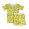 Little Sleepies Lemons Short Sleeve and Shorts Bamboo Viscose Pajamas