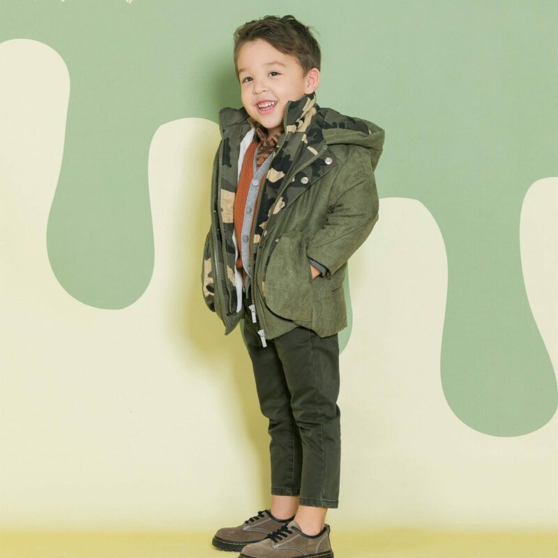 Aimama Army Green Puffer Jacket