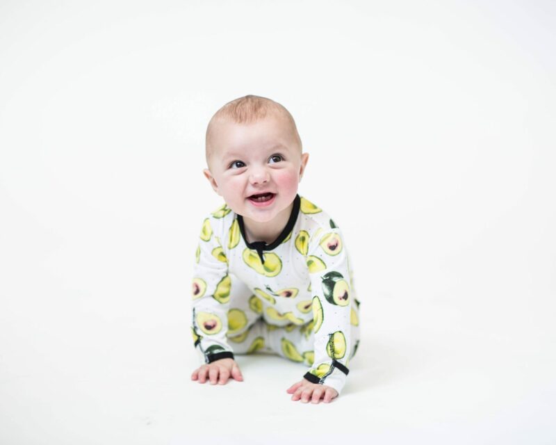 Peregrine Kidswear Avocado Bamboo Footie Sleeper