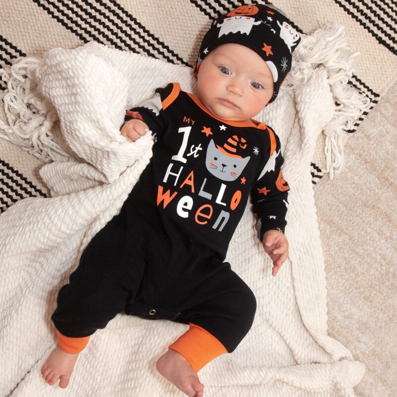 Tesa Babe Cutest Pumpkin in the Patch Halloween Romper Tesa Babe Cutest Pumpkin in the Patch Halloween Romper