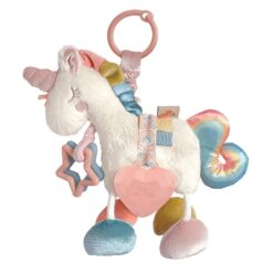 Itzy Ritzy Unicorn Activity Plush Silicone Teether Toy