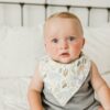 Copper Pearl Rex Baby Bandana Bit Set 4-Pack