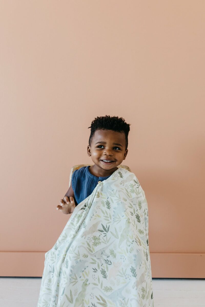 Copper Pearl Rex Knit Blanket Swaddle