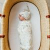 Copper Pearl Rex Knit Blanket Swaddle