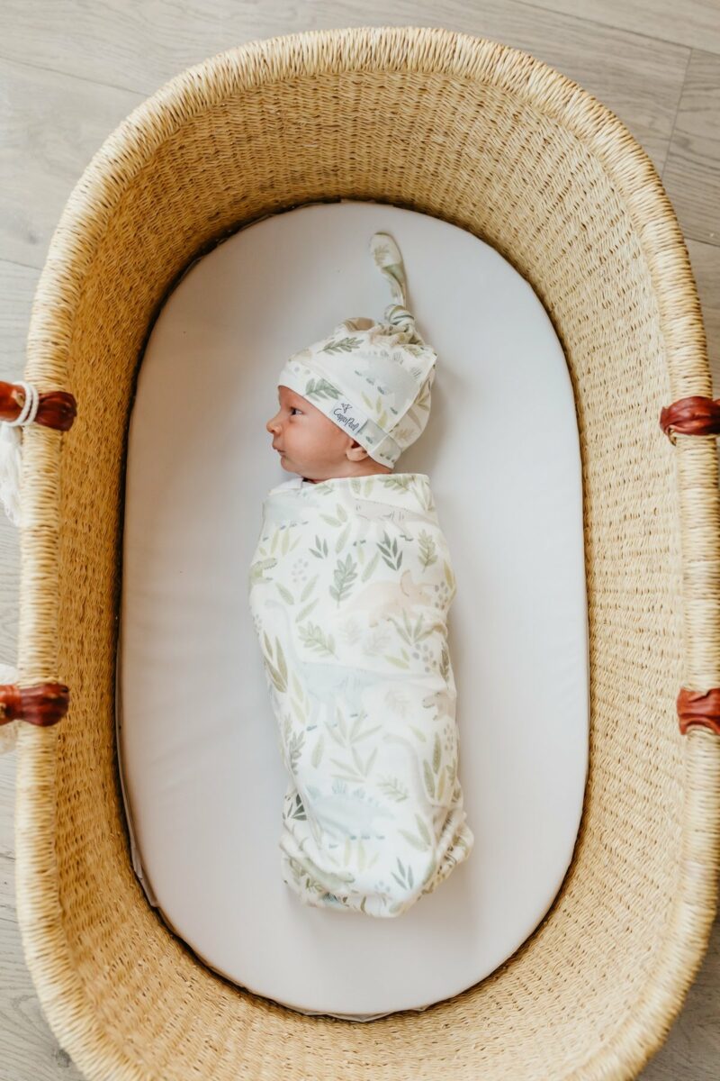 Copper Pearl Rex Knit Blanket Swaddle