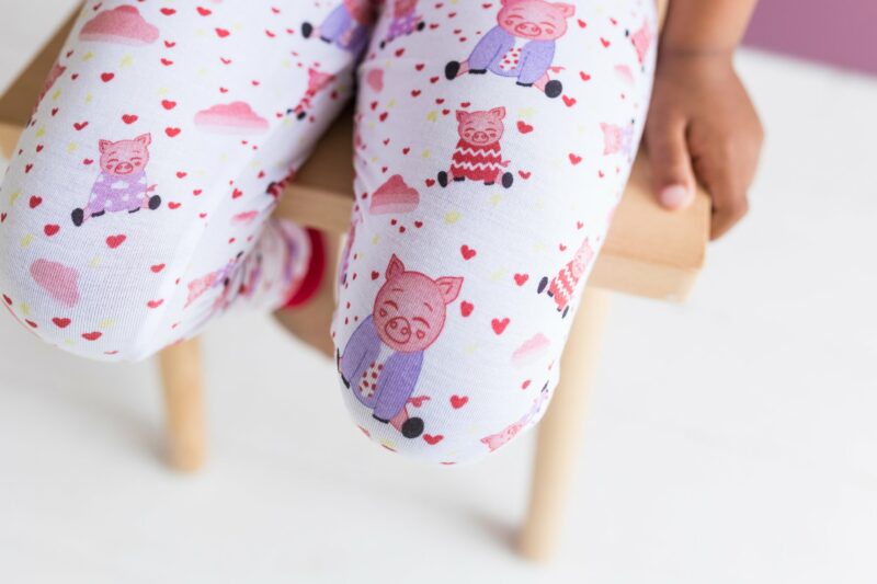 CuteCotton Cute Piggles Bamboo Short Sleeve Bamboo Pajama Set