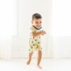 CuteCotton Robots Short Sleeve and Shorts Bamboo Pajamas