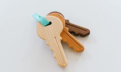 Bannor Toys Large Wooden Toy Keys