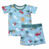 Little Sleepies Fly Away With Me Short Sleeve & Shorts Bamboo Pajamas