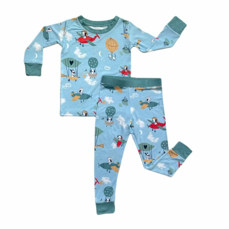 Little Sleepies Fly Away With Me Two-Piece Bamboo Viscose Pajama Set