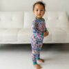 Little Sleepies Sweet Pea Floral Bamboo Viscose Two-Piece Pajama Set